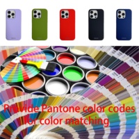 Conception logo personnalisé coloré antichoc pour iPhone 15 14 Pro Max étui de téléphone mobile étui en silicone liquide