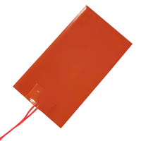 2x5 Zoll flexible Silikon-Heiz matte für Auto-Ölwanne Motor heizkissen mit Hitzeschutz 120V/220V 50W Leistung