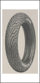 Pneus de moto antidérapants pour conditions humides 90/80-14 sans chambre à air, pneus de <span class=keywords><strong>scooter</strong></span> en caoutchouc durable pour la saison tropicale pluvieuse - Product Image 6