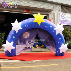 Arche d'entrée gonflable publicitaire, arche gonflable, portail gonflable personnalisé, arche de <span class=keywords><strong>cirque</strong></span> gonflable pour événements en plein air, décoration de scène - Product Image 4