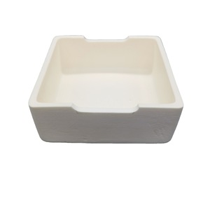 Creuset carré en céramique d'alumine haute teneur (Al2O3) 95-99 % pour la coulée des métaux - Product Image 2