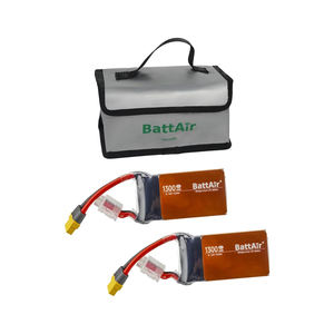 Batterie Lipo intelligente 11,1 V 3S 5200 mAh 80C avec prise XT-60 pour voiture RC et avion, sac Lipo inclus - Product Image 1