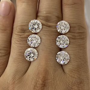 Diamante Suelto de 1 Quilate, 6.5 mm, 100% Certificado, Pasa el Probador de Diamantes, <span class=keywords><strong>III</strong></span> D VVS, Moissanita, Precio por Quilate - Product Image 4