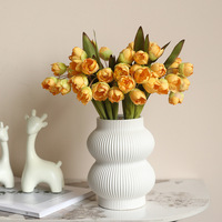Vente en gros de fleurs artificielles Bluebell et Muguet Real Touch pour la décoration de la maison de mariage