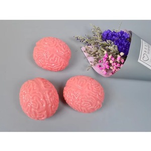 High Quality Soft TPR Brain Fidget <b>Ball</b> Anti-Stress Organ Shape <b>Squeeze</b> Toy for Age Range 5-7 Years - Product Image 3
