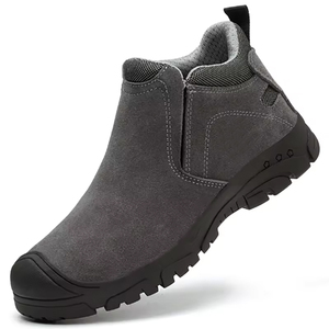 Stivali di Sicurezza da Saldatura <span class=keywords><strong>MJ</strong></span> per Uomo con Punta in Acciaio Antiscivolo Resistenti al Calore Ignifughi Antiurto e Antiperforazione Scarpe da Lavoro Industriali - Product Image 3