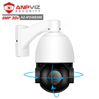 Camera IP Pviz 4K 8MP PTZ POE 30X Zoom Quang Học Camera An Ninh CCTV Ngoài Trời PTZ Tầm Nhìn Ban Đêm 50M-80M H.265 P2P View