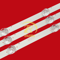 ZR- 1253 Bande de rétroéclairage LED de haute qualité 43 pouces pour CC02430D738V08 CC02430D738V04 Bandes de rétroéclairage LED