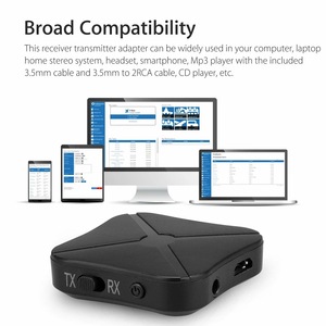 Receptor y transmisor Bluetooth 5,0, adaptador de Audio inalámbrico 2 en 1 para llamadas manos libres en coche con interfaz USB de 3,5mm - Product Image 5