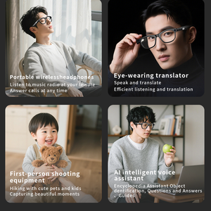 Ai thông minh kính thi ai Mắt kính phiên dịch thời gian thực cuộc trò chuyện bằng giọng nói chụp ảnh video âm nhạc chơi hỗ trợ OEM tùy biến - Product Image 2