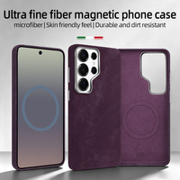Étui de téléphone en microfibre PC de luxe VIETAO pour S26 Ultra S25 Ultra S24 Ultra, chargement magnétique sans fil, anti-chute, antichoc