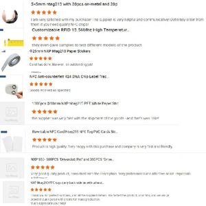 Custom 60x15mm UHF RFID Tag with LED Light NFC <b>Communication</b> Interface for Metal RFID Tags - Product Image 4