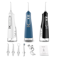 Tragbarer 310ml Dentaler Wiederaufladbarer Wasserflosser 1500mAh Akku IPX7 Wasserdichter Wasserflosser zur Zahnreinigung