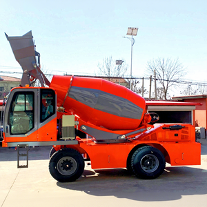 Camion malaxeur à béton autochargeur à roue unique rotative ZKEPAI CAPAI 6,5 m³ avec pompe, moteur PLC, haute efficacité - Product Image 1