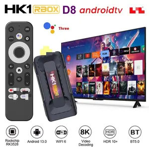 HK1 RBOX-D8กล่องทีวีแอนดรอยด์13 Quad Core 8K <span class=keywords><strong>WiFi</strong></span> <span class=keywords><strong>6</strong></span>สำหรับ5.0บลูทูธ10/100Mbps อีเทอร์เน็ต <span class=keywords><strong>True</strong></span> 2 + 16G - Product Image 2