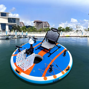Bote de Pesca Inflable Eléctrico con Señuelos y Todos los Accesorios para Uso en Ríos y Lagos - Product Image 3