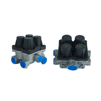 Valve de relais pour camion en acier de marque KXR, haute pression, usage intensif, déclenchement rapide de l'air, frein à pied, nouvelle série TG pour pièces de camion