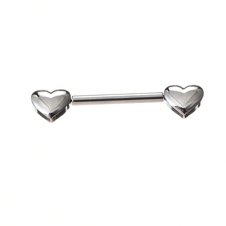 Piercing Téton Barbell En Acier Chirurgical - Tige 1.6mm X 12mm, Argenté - Neuf Avec étiquettes