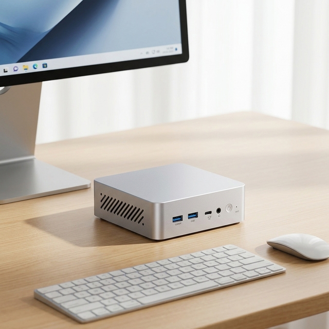 Mini PC AMD R7 7735U Octa-Core 64GB DDR5 RAM NVMe SSD Windows 10 4K HDMI2.0 USB3.2 WiFi6 DP Type-C Integrated Graphics