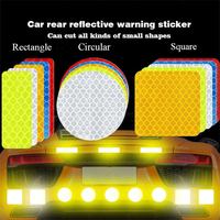 Película Reflectante de Grado Diamante OEM de 1.22m*45.7m, Adhesivo Fuerte, Lámina Reflectante Prismática Amarilla para Señales de Tráfico