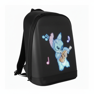 Mochila LED para niños, tela Oxford, diseño de dibujos animados con impresión digital, unisex, para todas las estaciones, cierre de cremallera - Product Image 1