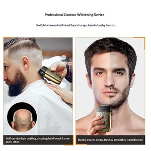 CITICITY IPX6 Waterproof Portable Bronze LCD Display Rechargeable Profesional Portable Shaver Electric Shavers for <b>Men</b> - Product Image 3