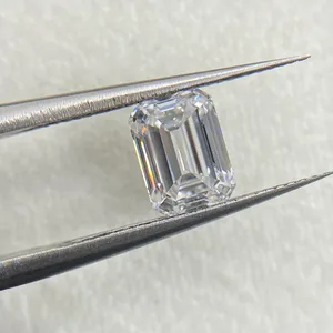 HQ GEMS Very Good Cut 2.02 Carat D VS2 IGI Certificate Emerald Cut HPHT Lab Created Diamonds Loose Gemstone Price Per Carat