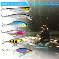 Kit de leurres de pêche en eau salée 83/133/193/239/409 pièces pour truite, brochet, achigan avec composants métalliques, ensemble multi-leurres, boîte à pêche, équipement professionnel