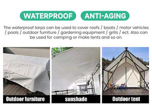 Balançoire de remplacement couvre bâche enduite de PE avec protection UV bâches de terrain de jeu robustes - Product Image 4