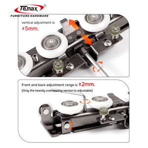 Sistema de <span class=keywords><strong>Puerta</strong></span> Corredera Silenciosa con <span class=keywords><strong>Riel</strong></span> Oculto <span class=keywords><strong>para</strong></span> Puertas Interiores de Madera Modernas - Product Image 6