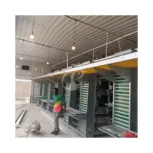 China Factory A Type 3 Tier 4 Tier Galvanized Layer Chicken Cage For Zambia Poultry Farm