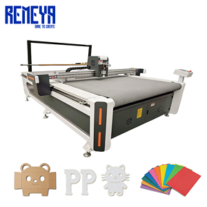 REMEYA New 1625 Cardboard <b>Sticker</b> PP Flatbed Digital <b>Cutting</b> <b>Machine</b> with Plotter for Advertising Industry - Product Image 1