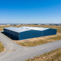 Bâtiment d'entrepôt préfabriqué en structure métallique lourde pour pont en structure métallique avec services de soudage et de découpe