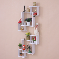 Étagère murale créative pour la maison, simple et moderne, pour chambre à coucher, bureau, salon, étagère murale décorative