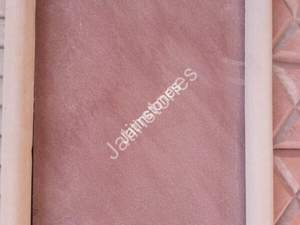 Losas y azulejos de piedra arenisca natural color chocolate para revestimiento de paredes, pisos, caminos de jardín, patios, paisajismo y construcción exterior. - Product Image 2