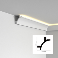 Plinthe en plastique Bingjie blanche, résistante à l'humidité et à la décomposition, longueur 2,9 m, installation facile, design moderne, surface lisse, pour hôtel