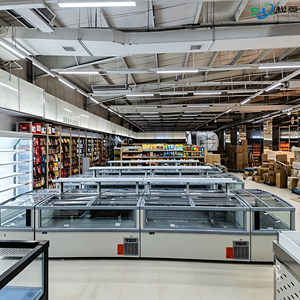 <span class=keywords><strong>Congélateur</strong></span> commercial combiné pour supermarché, à dégivrage automatique, avec îlot de présentation et tiroirs de rangement – Meilleures ventes - Product Image 5