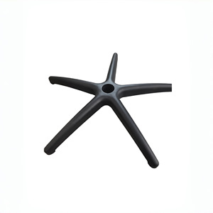 ฐานเก้าอี้ห้าดาว ขาเคลือบพลาสติก ทนทาน อุปกรณ์เสริมเก้าอี้สำนักงาน - Product Image 1
