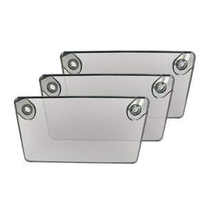 Cubierta para matrícula de motocicleta, protector transparente universal impermeable para matrícula de motocicleta - Product Image 6