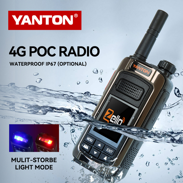 Android Smart 4G Network Two-Way Radio with GPS Video Call and WiFi YANTON T-X9