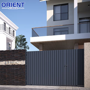 न्यूनतम एल्यूमीनियम गेट सरल डिजाइन पाउडर लेपित आधुनिक वास्तुकला - Product Image 5