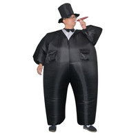 Combinaison de costume de mascarade gonflable en polyester pour adultes, gonflable à l'air, à thème animal, couleur personnalisable pour Halloween
