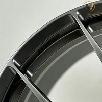 Jantes de voiture en alliage forgé sur mesure de qualité supérieure, Titan Black, 20 pouces, 5x112, pour BMW G80 M3 Porsche 911 Audi