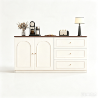 Nouveau buffet de style français, armoire de rangement intégrée pour café et vin, pour cuisine et salon