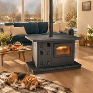 Stufa <span class=keywords><strong>a</strong></span> <span class=keywords><strong>Pellet</strong></span> Fangran 80ZA 8kW <span class=keywords><strong>a</strong></span> Doppia Alimentazione ad Alta Efficienza con Canna Fumaria Nascosta <span class=keywords><strong>per</strong></span> Tenda Casa Campeggio - Product Image 1