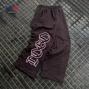<span class=keywords><strong>Pantalones</strong></span> Deportivos Anchos Personalizados para Mujer, <span class=keywords><strong>Pantalones</strong></span> Jogger Holgados con Estampado Gráfico Rosa, Cintura Elástica, Estilo Casual Y2K, Ropa de Calle, <span class=keywords><strong>Pantalones</strong></span> de Salón - Product Image 5