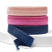 En stock – Bande élastique brillante unie de 10 mm x 15 cm, ruban de satin en nylon extensible et brillant, fabriqué en Chine pour l'habillement