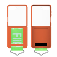 Casing HP Anti Benturan dengan Tali Pegangan dan Pelindung Layar untuk Samsung Z Flip 8 7 6 5 4 3 (Barang Baru)