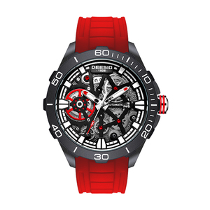 Dessio Men's Luxury Skeleton Automatic <b>Mechanical</b> <b>Watch</b> with Original Movement Custom Logo Wrist Replacement Parts - Product Image 3