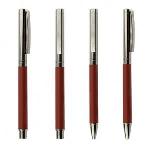 Bolígrafo Metálico Retráctil Kasun de 1.0 mm, de Lujo, Personalizable, con Clip, Delgado, Tipo Roller, para Regalo Ejecutivo - Product Image 2